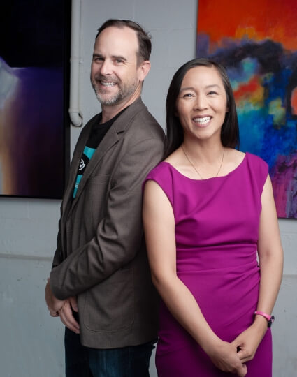 Image of Cecile (Directo) Matthews, S.B. '98, and Chris Matthews, her husband and Gamerabble co-founder